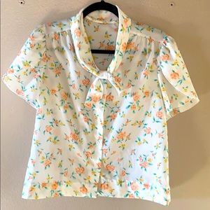 Vintage floral blouse